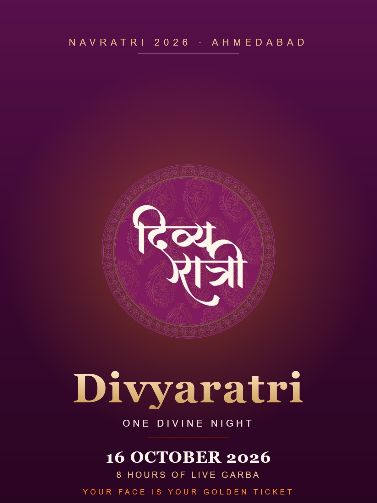 Divyaratri 2026 in Ahmedabad